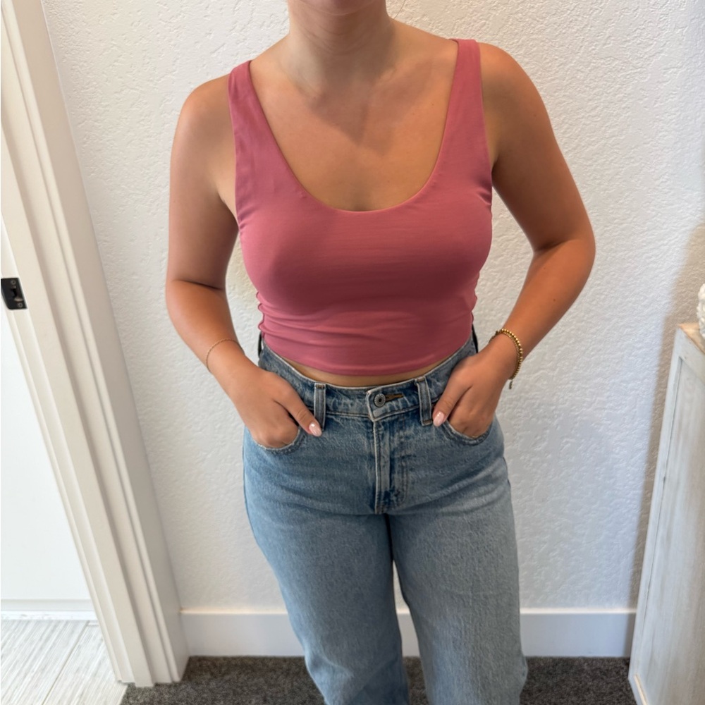 Aritzia Mauve Tank Top
